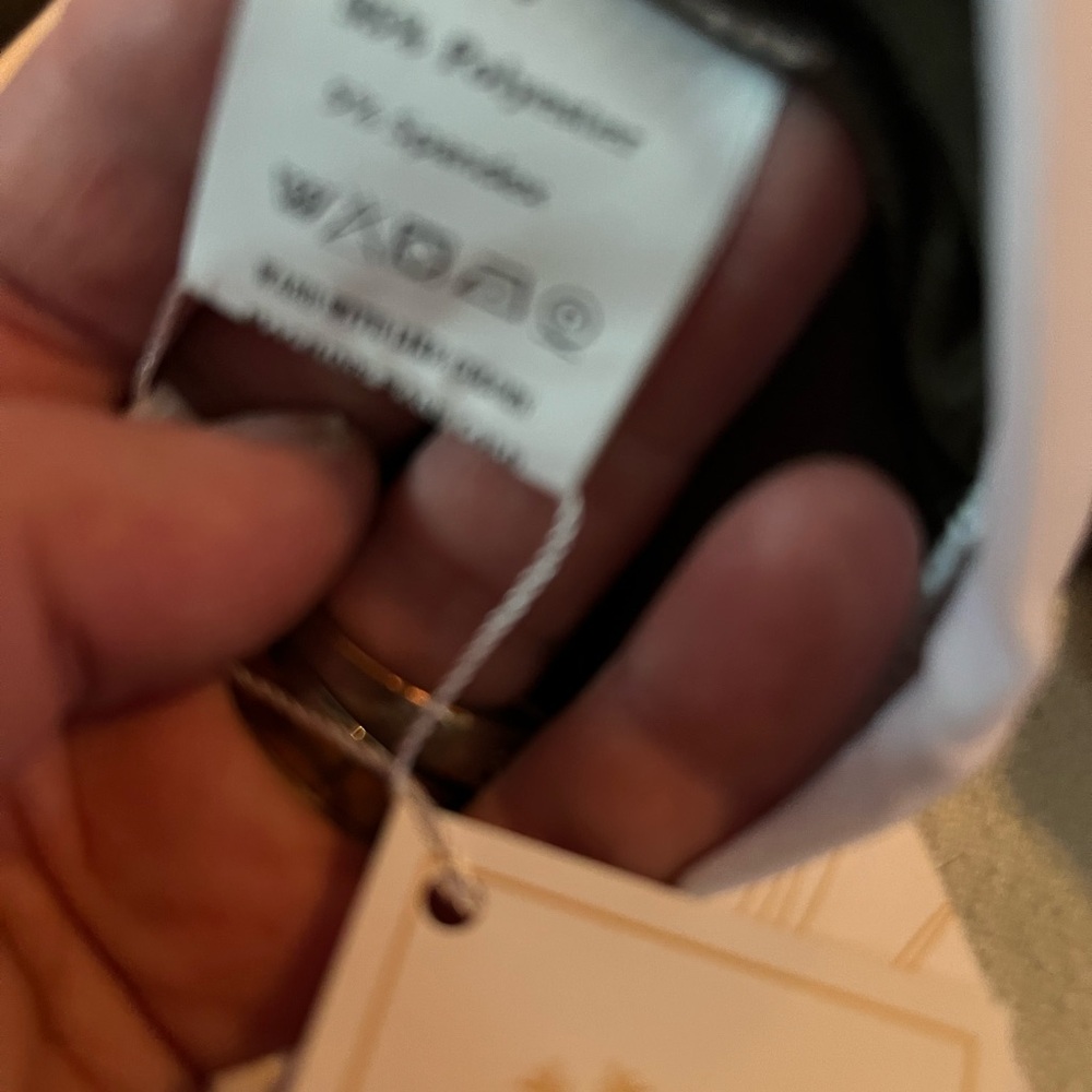 White and Black Garment